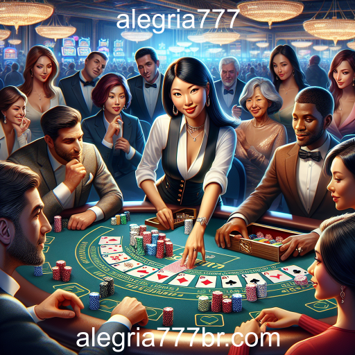 Experimente a Emoção do Cassino Ao Vivo no Alegria777